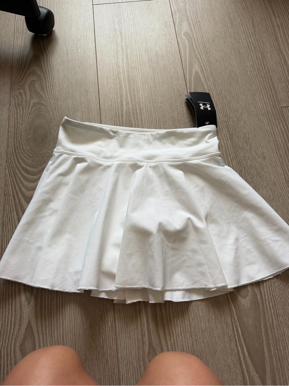 Women’s Under Armour Motion Skort white/halo grey tennis sporty country club - Picture 4 of 7